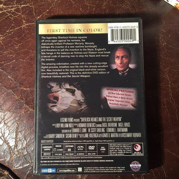 Sherlock Holmes - DVD Movie - Picture 2 of 2